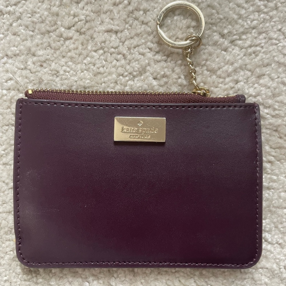Kate spade wallet. Purple / maroon.